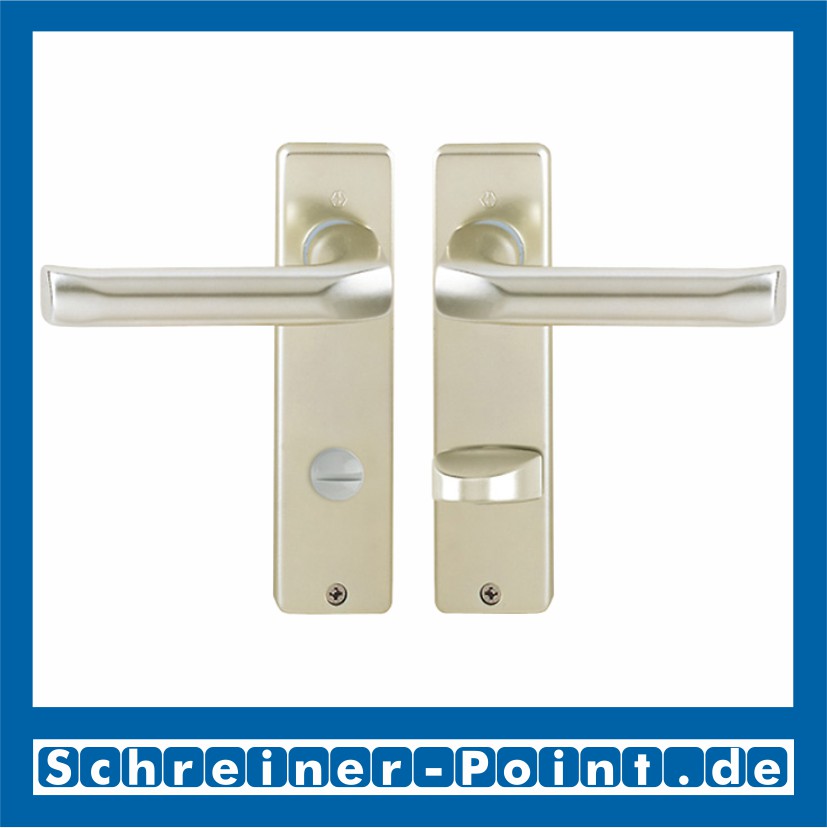 Hoppe London Aluminium Kurzschildgarnitur  F2 Neusilber 113/202KP, 6675110, 6780084, 6675201, 6675284